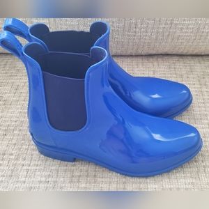 Ralph Lauren Blue Ankle Rainboots